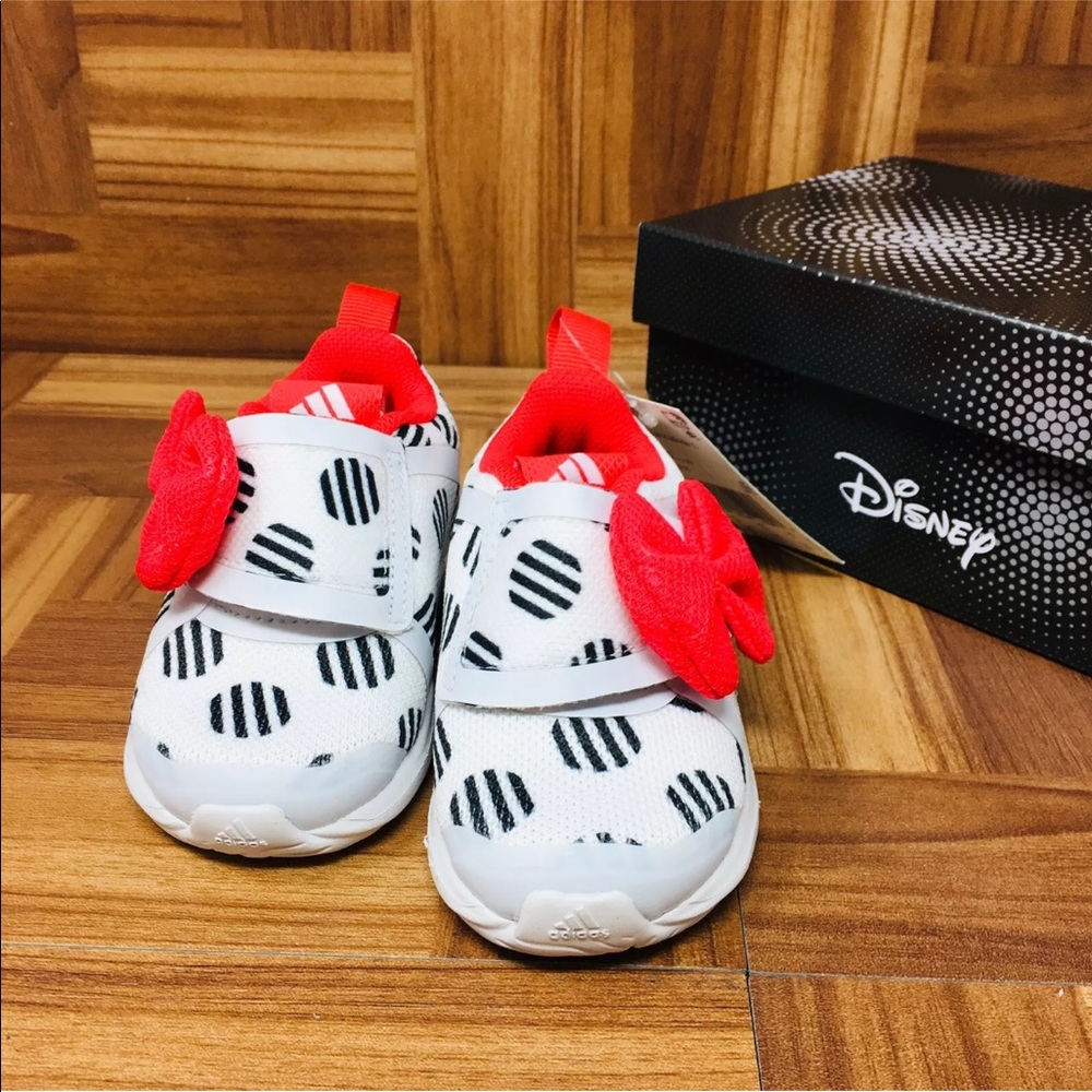 NEW Adidas x Disney Minnie Mouse Toddler Girl Shoe - Picture 3 of 8
